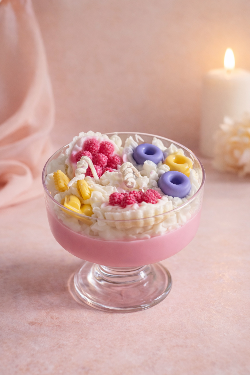 Κερί σόγιας με άρωμα Exotic Marmalade & Πούδρα